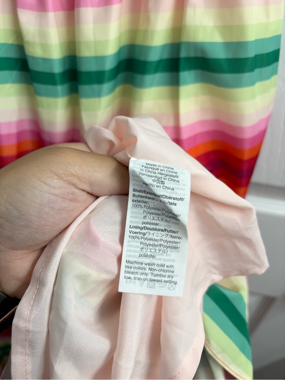 J. Crew Tiered Striped Maxi Dress Size 00 NWT Colorful Rainbow Fiesta Resortwear - Picture 6 of 7